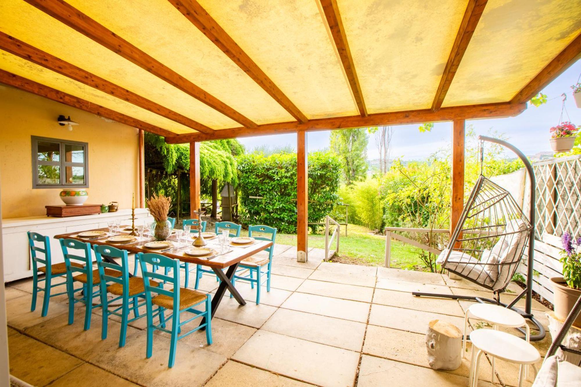 Grande Villa Storica Per Vacanze Con Giardino Privato E Piscina Ostra ภายนอก รูปภาพ